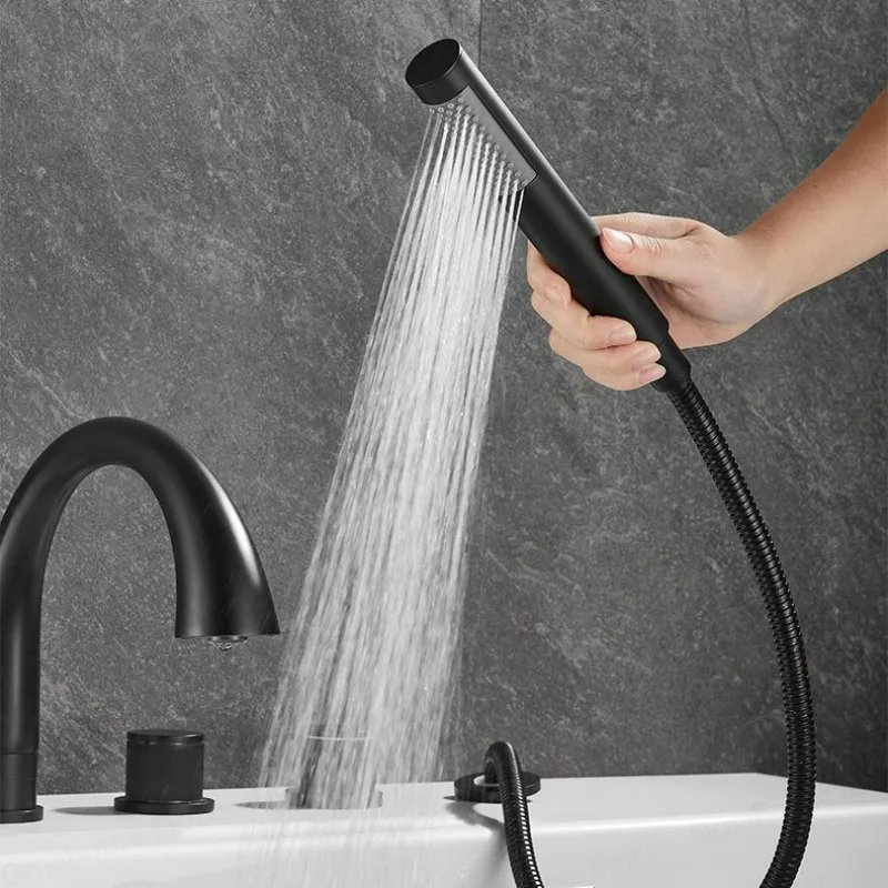 Home Bathroom Tub - Rubinetto da Bagno Oro Spazzolato con