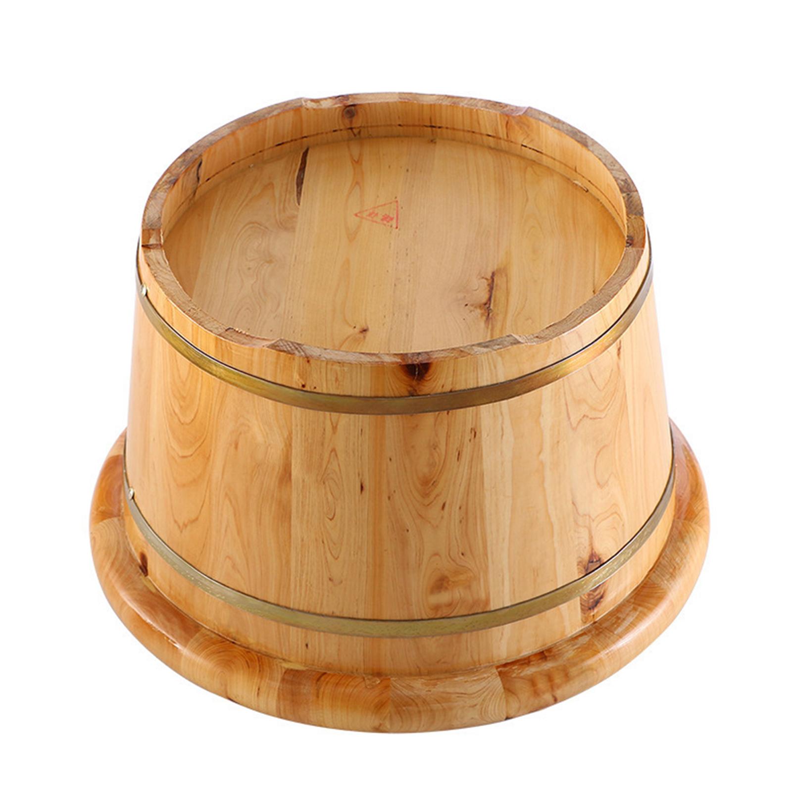 Home Bathroom Tub - Vasca per Pediluvio in Legno, Portatile,