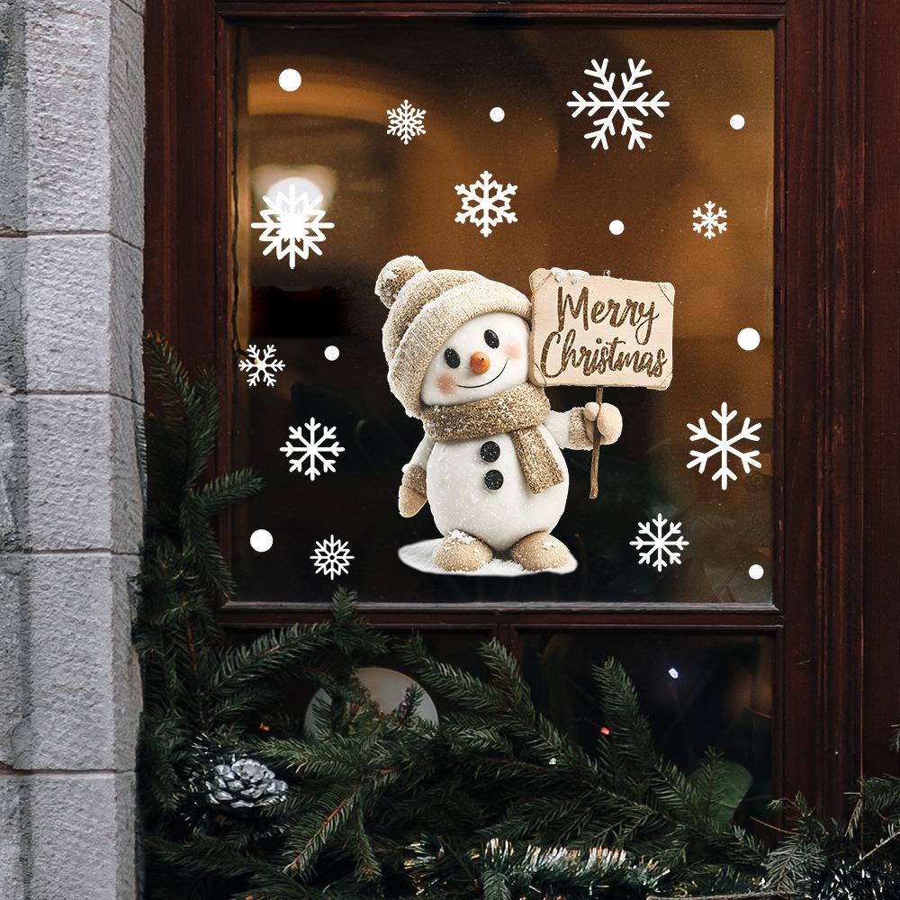 Adesivi per finestre di Natale - Home Bathroom Glass recensione e prezzo