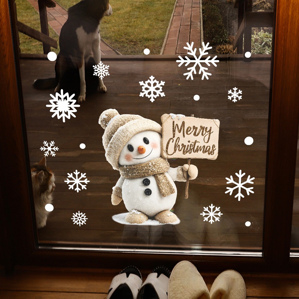 Adesivi per finestre di Natale - Home Bathroom Glass recensione e prezzo