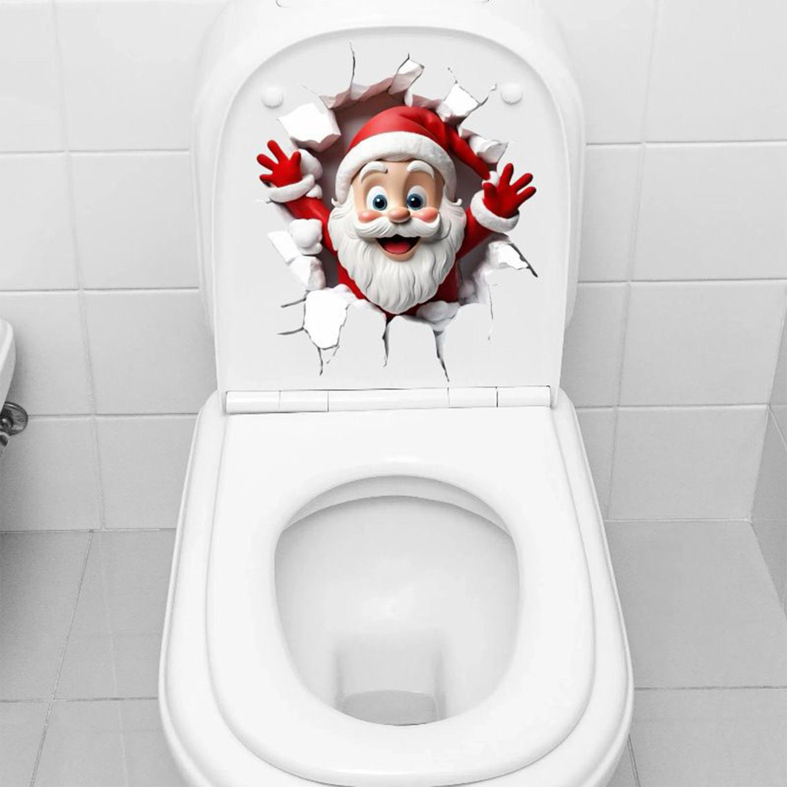 Adesivo natalizio per sedile W - Home Bathroom Break recensione e prezzo