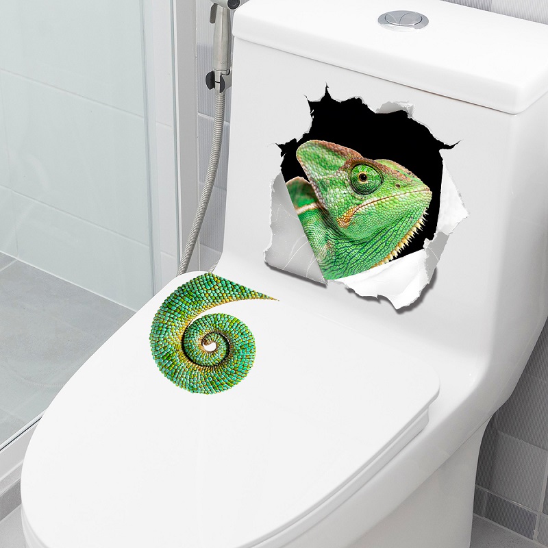 Adesivo per WC con lucertola s - Home Bathroom Break recensione e prezzo