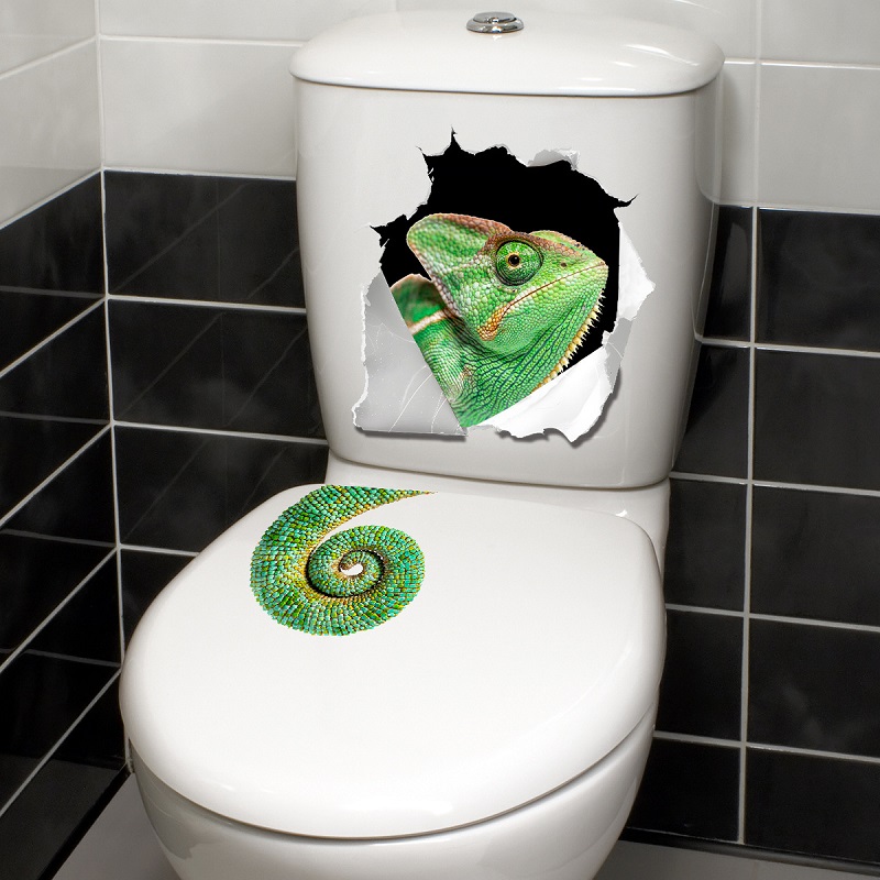 Adesivo per WC con lucertola s - Home Bathroom Break recensione e prezzo