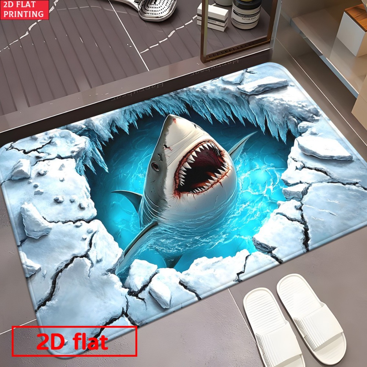 Tappetino in Flanella 3D con S - Home Bathroom Break recensione e prezzo