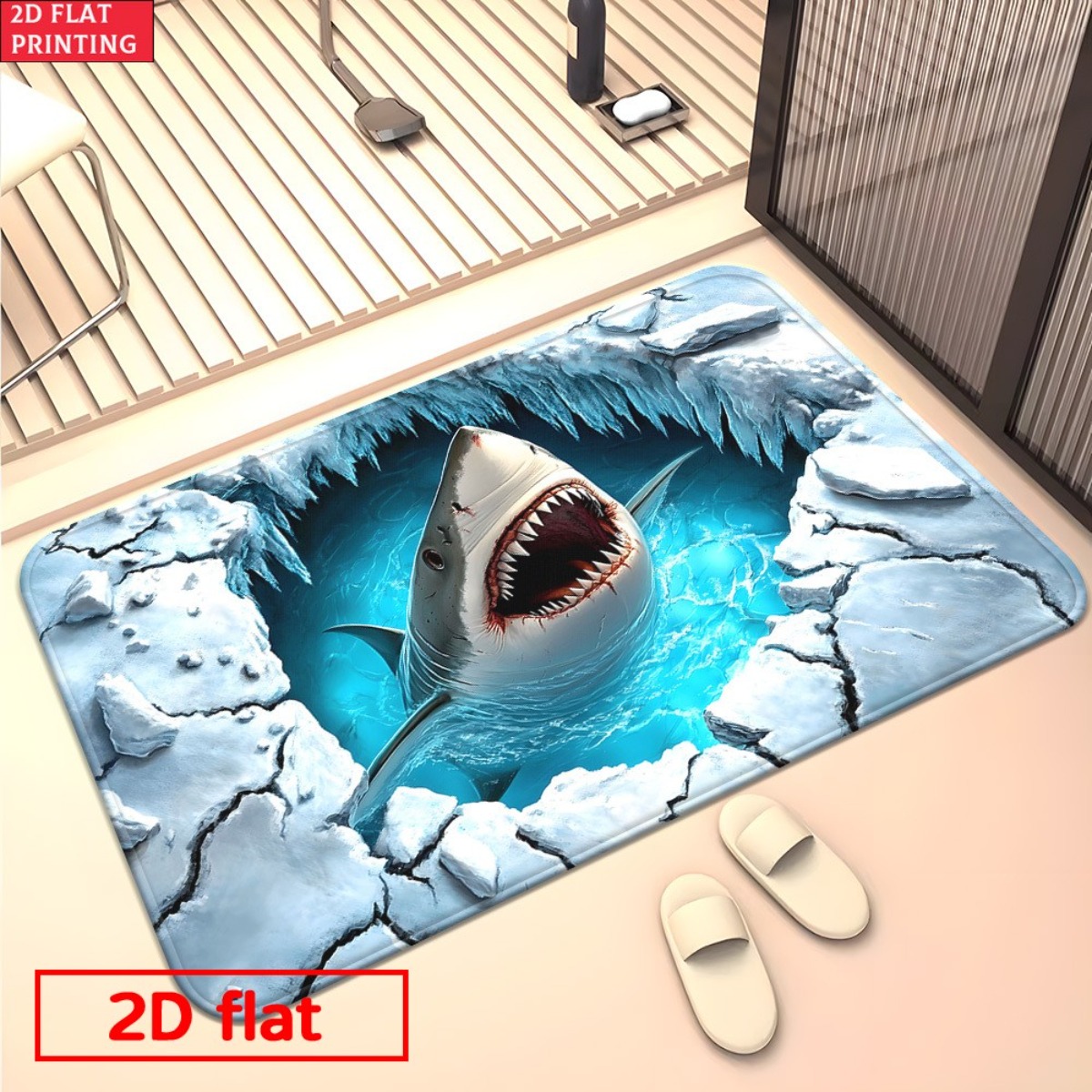 Tappetino in Flanella 3D con S - Home Bathroom Break recensione e prezzo
