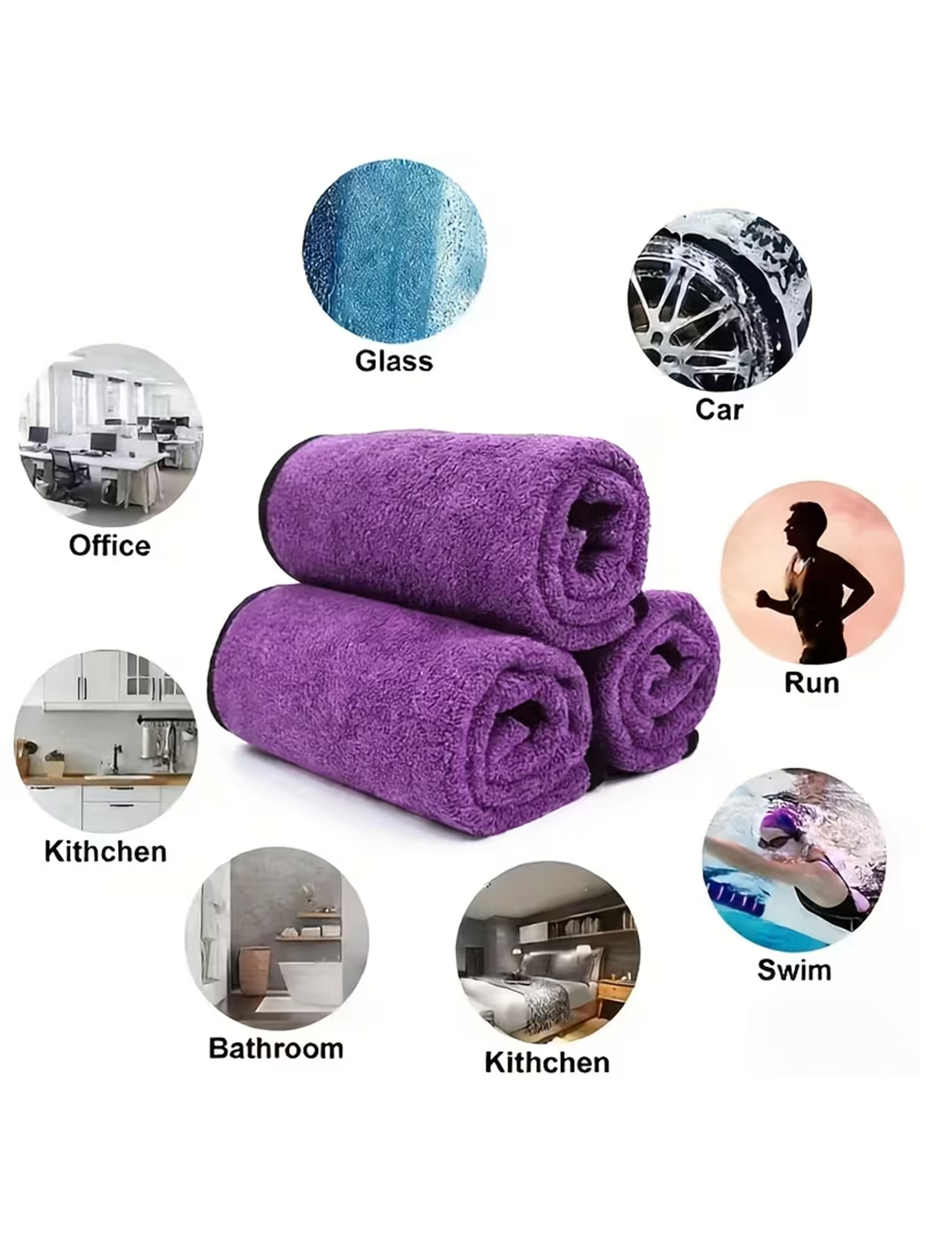 Confezione da 10 Panni in Micr - Home Bathroom Glass recensione e prezzo