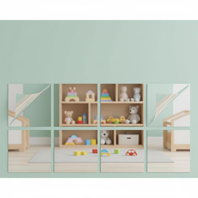 4 Pezzi Adesivi Specchio Acril - Home Bathroom Break recensione e prezzo
