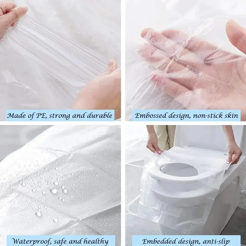 10/50PCS Coprisedile WC in pla - Home Bathroom Cleaning recensione e prezzo