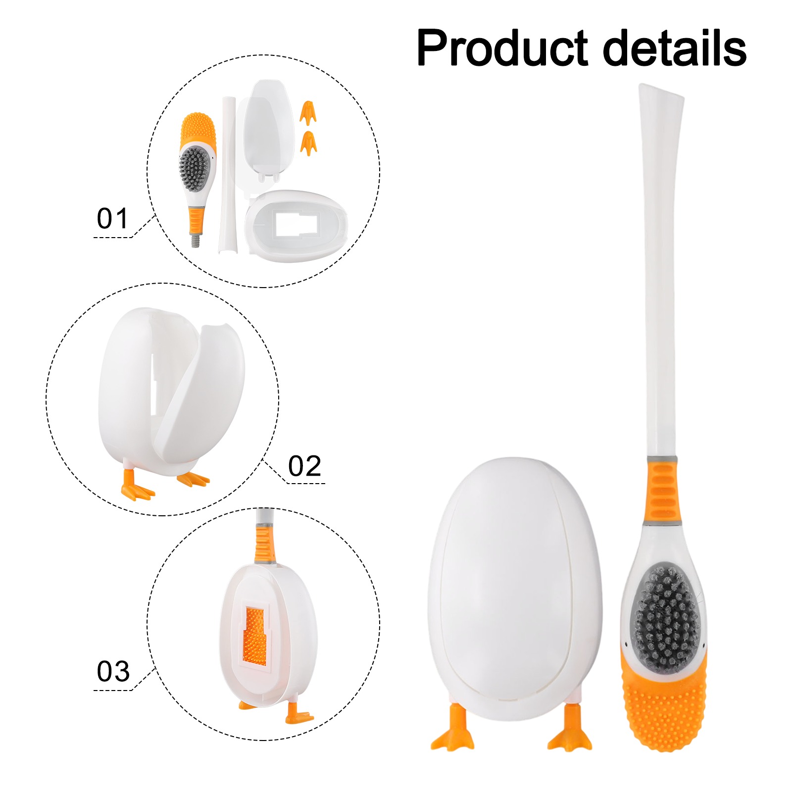 1 spazzola per WC in silicone  - Home Bathroom Set recensione e prezzo