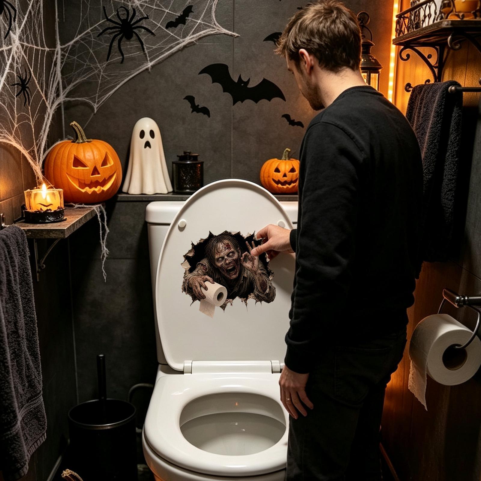 Adesivi 2D per WC di Halloween - Home Bathroom Break recensione e prezzo