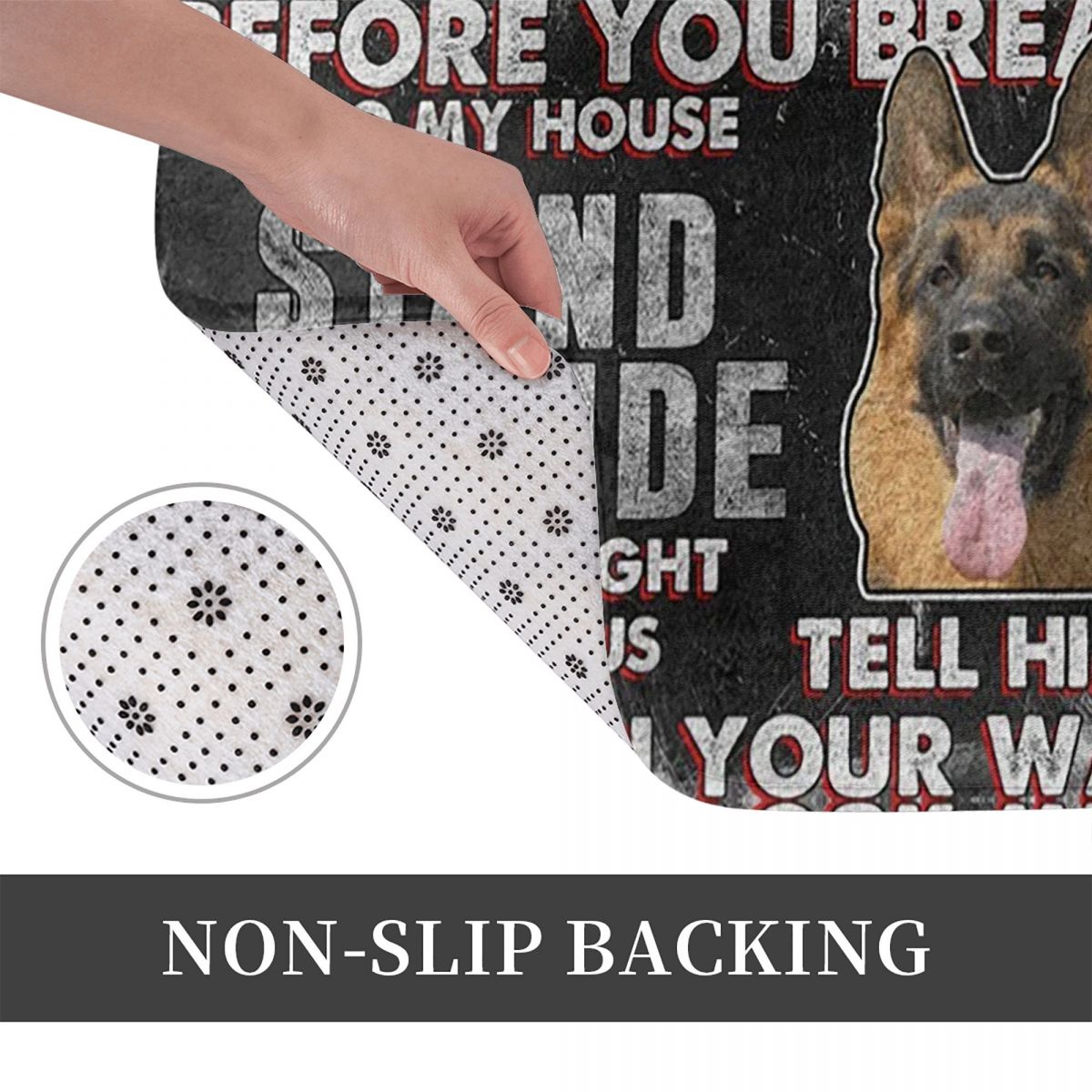 Pastore tedesco Aninals Dog Ho - Home Bathroom Rules recensione e prezzo