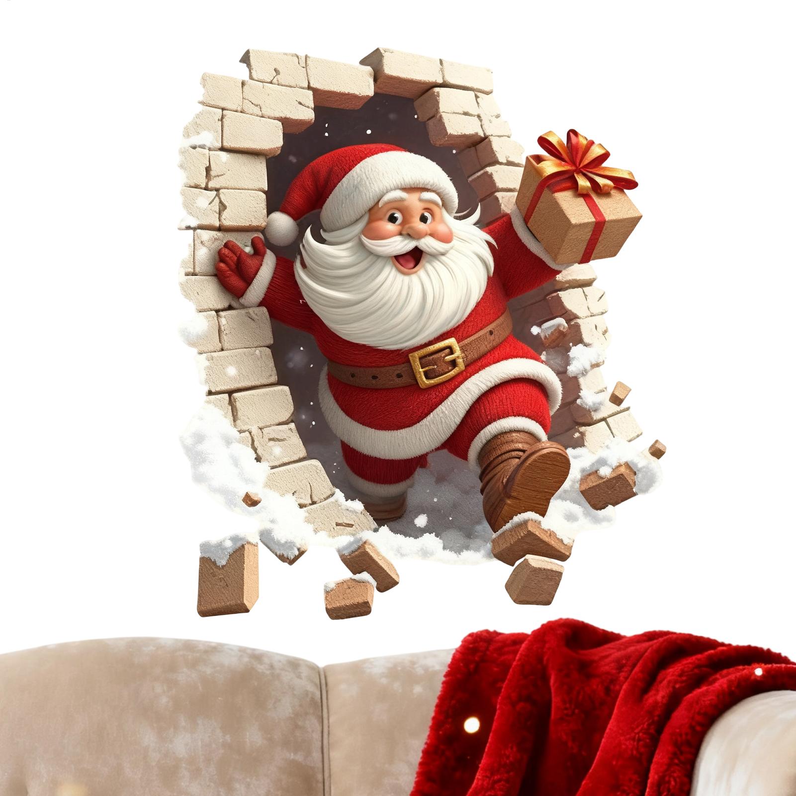 Adesivi murali Babbo Natale Ad - Home Bathroom Break recensione e prezzo
