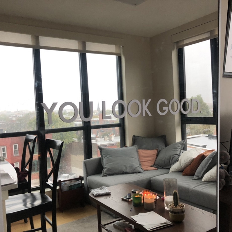 You Look Good Mirror Wall Stic - Home Goods Bathroom Cabinets recensione e prezzo