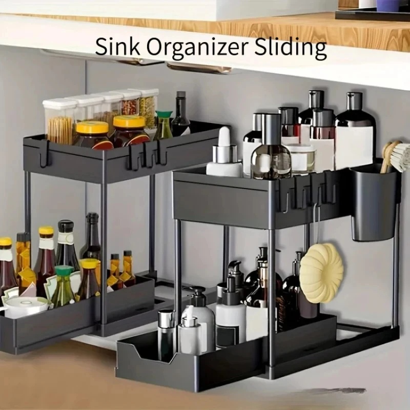 Organizzatore a 2 livelli per  - Home Goods Bathroom Cabinets recensione e prezzo