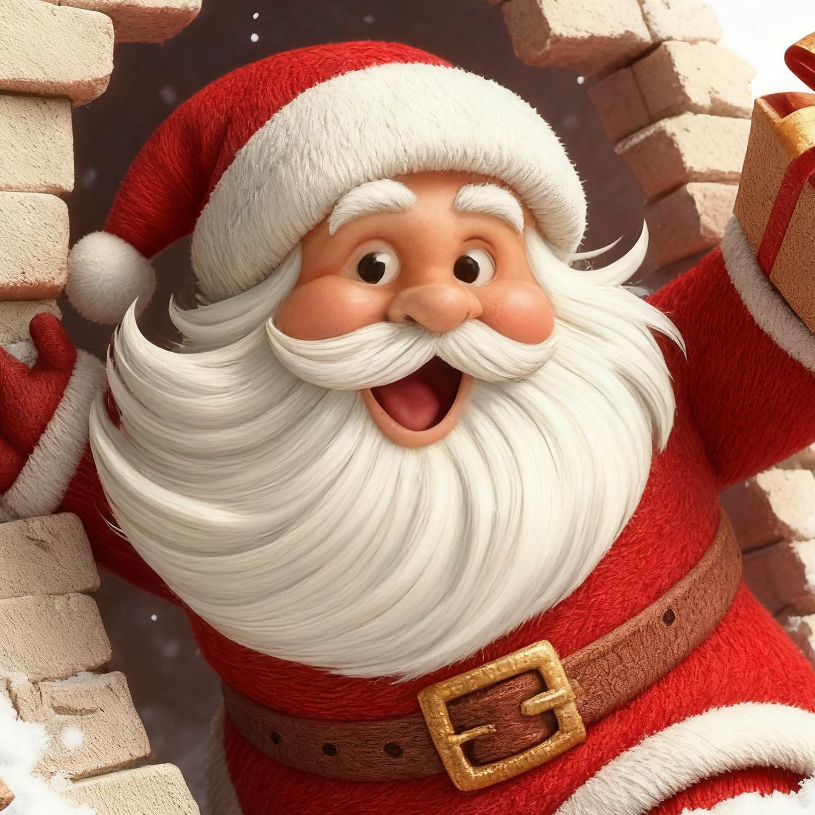 Adesivi murali Natale Babbo Na - Home Bathroom Break recensione e prezzo